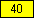 Yellow - value 40